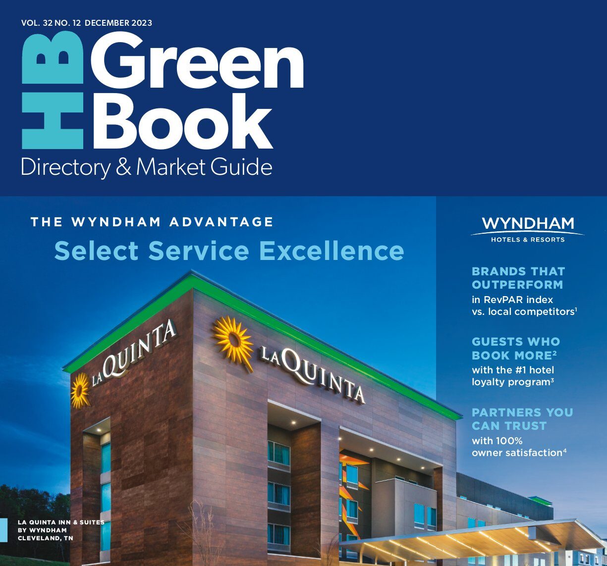 Hotel Business green book directory and market guide cover